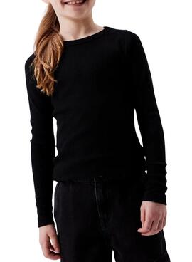 Camiseta Name It Nakal negro para niña