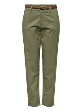 Pantalón Only Sax verde para mujer