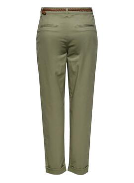 Pantalón Only Sax verde para mujer