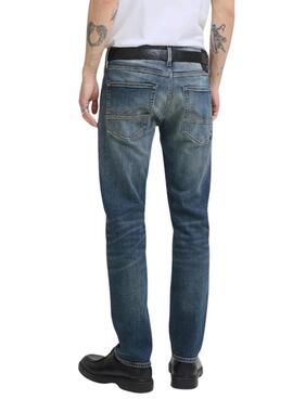 Pantalon Vaquero Jack and Jones Mike denim oscuro para hombre