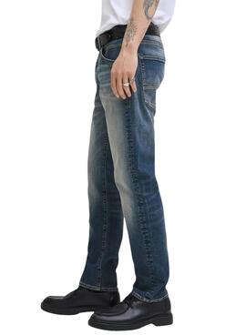 Pantalon Vaquero Jack and Jones Mike denim oscuro para hombre