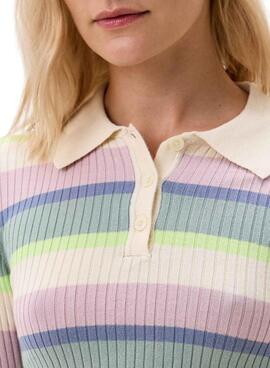 Polo Only Karol beige para mujer