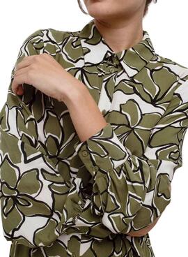 Vestido Vila Mara verde para mujer