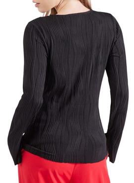 Top Vila Vinira negro para mujer