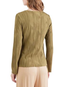 Top Vila Vinira verde para mujer