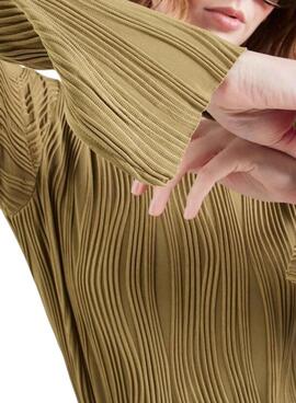 Top Vila Vinira verde para mujer