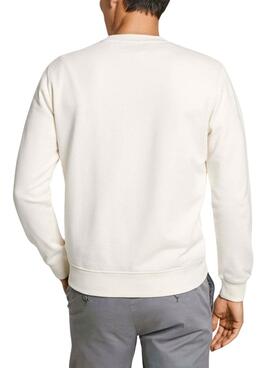 Sudadera Pepe Jeans Dalter Crew blanco para hombre