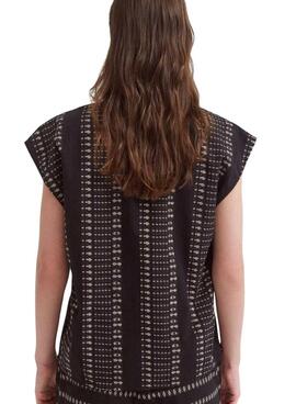 Top Vila Savila negro para mujer