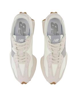 Zapatillas New Balance 327 blanco y azul para mujer