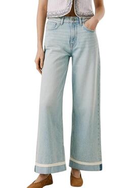 Pantalón vaquero Pepe Jeans Wide Trun Up para mujer