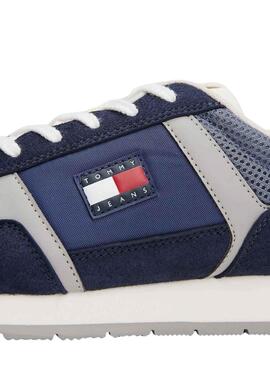 Zapatillas Tommy Jeans Runner Casual azul para hombre