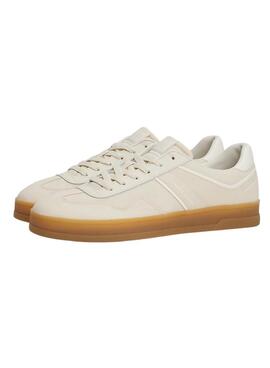Zapatillas Tommy Jeans Greenwich textil beige para mujer
