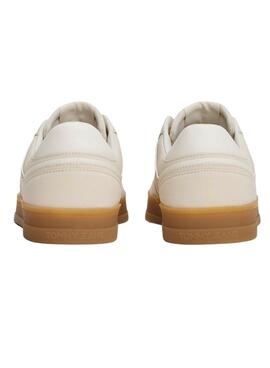 Zapatillas Tommy Jeans Greenwich textil beige para mujer