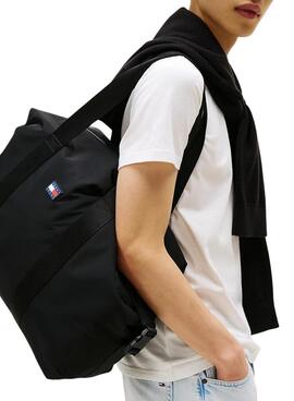 Camiseta Tommy Jeans Stack Backprint blanco para hombre