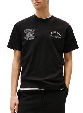 Camiseta Tommy Jeans New York negro para hombre
