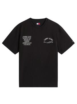 Camiseta Tommy Jeans New York negro para hombre