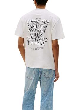 Camiseta Tommy Jeans New York blanco para hombre