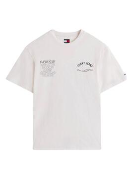 Camiseta Tommy Jeans New York blanco para hombre