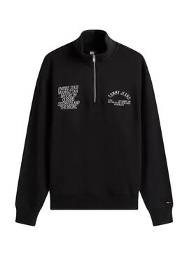 Sudadera Tommy Jeans New York negro para hombre