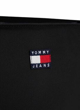 Bolsos Tommy Jeans Daily Shoulder negro para mujer
