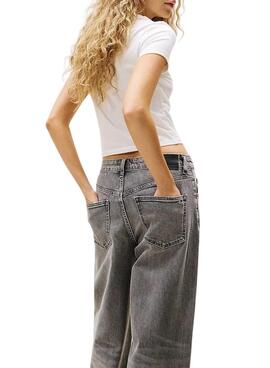 Camiseta Tommy Jeans Heart blanco para mujer