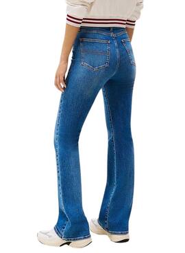 Pantalón vaquero Tommy Jeans Sylvia flare para mujer