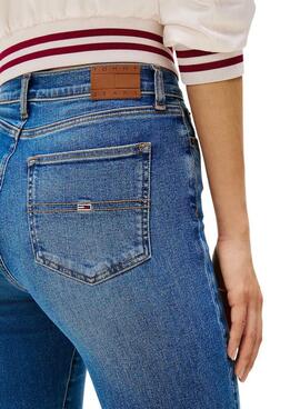 Pantalón vaquero Tommy Jeans Sylvia flare para mujer