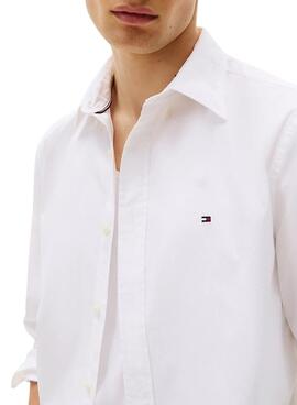 Camisa Tommy Hilfiger Core Flex blanco para hombre