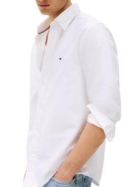 Camisa Tommy Hilfiger Solid Heritage Oxford blanco para hombre