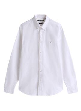 Camisa Tommy Hilfiger Solid Heritage Oxford blanco para hombre