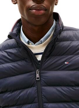 Chaqueta Tommy Hilfiger Core Packable Recycled azul marino para hombre