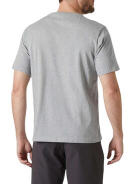 Camiseta Helly Hansen Logo gris para hombre