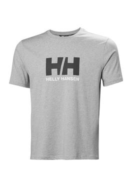 Camiseta Helly Hansen Logo gris para hombre