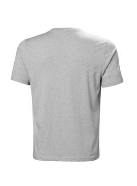 Camiseta Helly Hansen Logo gris para hombre