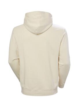 Sudadera Helly Hansen Core beige para hombre