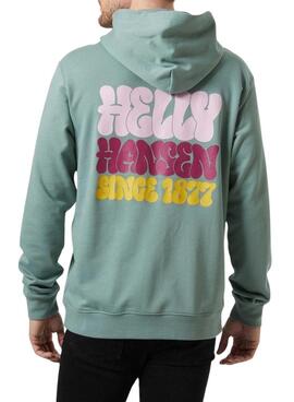 Sudadera Helly Hansen Core turquesa para hombre