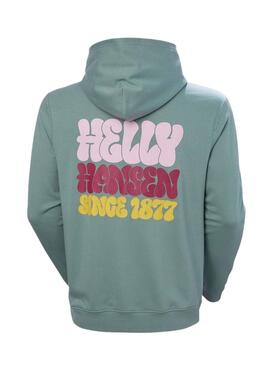 Sudadera Helly Hansen Core turquesa para hombre