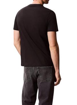 Camiseta Calvin Klein Jeans Bauhaus negro  para hombre