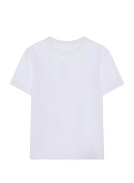 Camiseta Calvin Klein Jeans Bauhaus Logo blanco para hombre