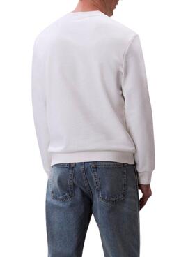 Sudadera Calvin Klein Jeans Bauhaus blanco para hombre