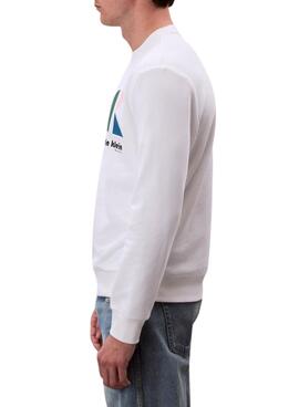 Sudadera Calvin Klein Jeans Bauhaus blanco para hombre