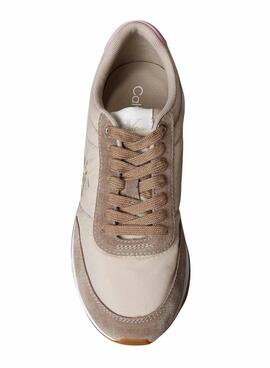 Zapatillas Calvin Klein Jeans Retro Runner rosa para mujer