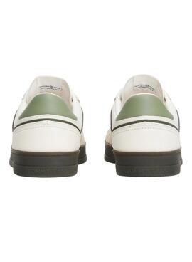 Zapatillas Tommy Jeans The Greenwich blanco y verde para hombre