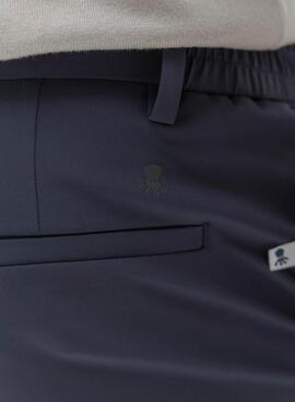 Pantalón El Pulpo técnico ultraligero azul marino para hombre