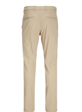 Pantalón chino Jack and Jones Marco beige para hombre