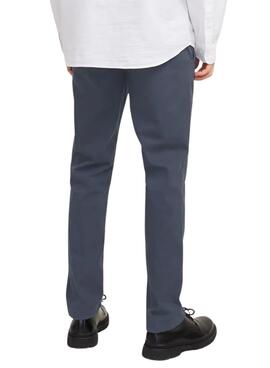 Pantalón chino Jack and Jones Marco azul marino para hombre