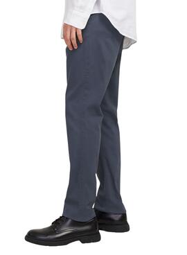 Pantalón chino Jack and Jones Marco azul marino para hombre