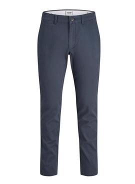 Pantalón chino Jack and Jones Marco azul marino para hombre