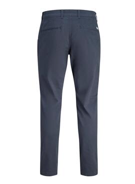 Pantalón chino Jack and Jones Marco azul marino para hombre