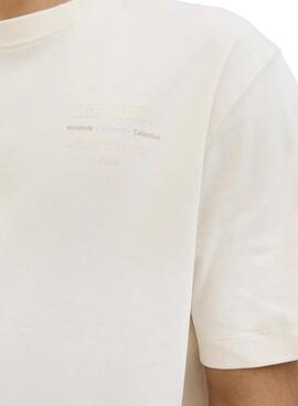 Camiseta Jack and Jones Urban beige para hombre